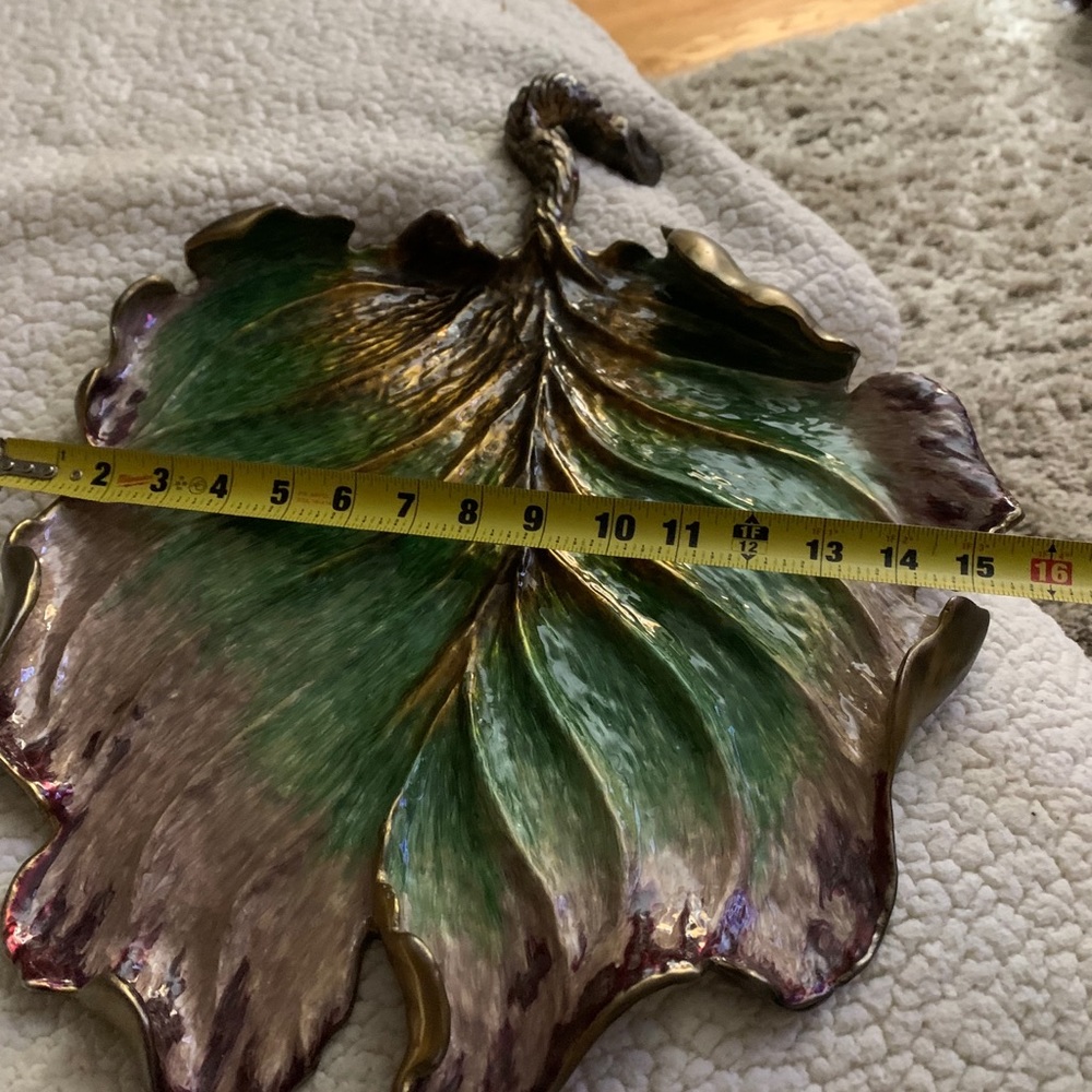 Jay Strongwater leaf platter
